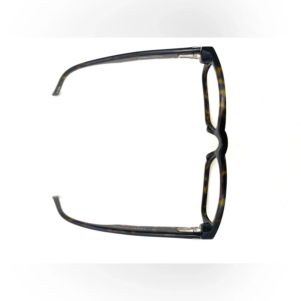 Tommy Hilfiger Men's Tortoise Shell Rectangle Shaped Eyeglass Frame TH3299